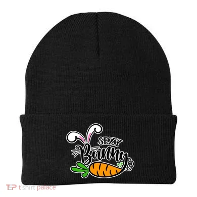 Sexy Bunny Funny Easter Beanie