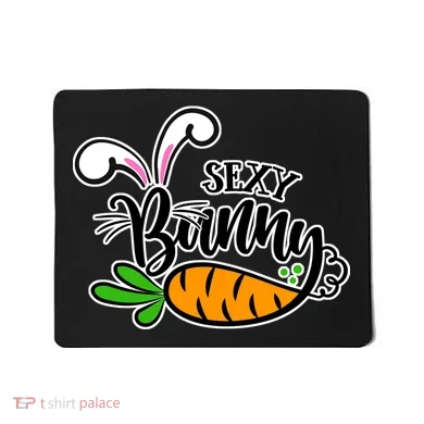 Sexy Bunny Funny Easter Mousepad