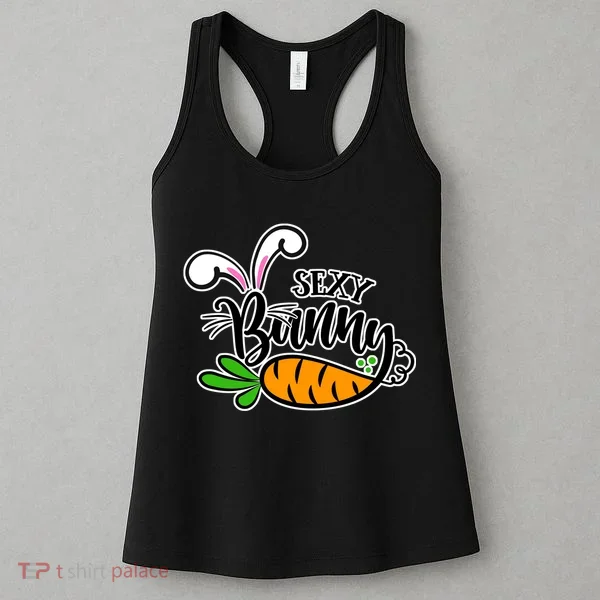 Sexy Bunny Funny Easter Women's Tank Top