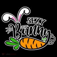 Sexy Bunny Funny Easter Toddler Hoodie thumb 2