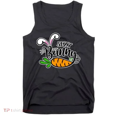 Sexy Bunny Funny Easter Tank Top