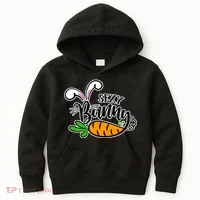 Sexy Bunny Funny Easter Kids Hoodie thumb 0