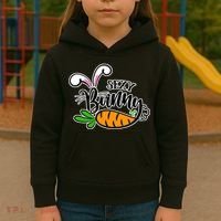 Sexy Bunny Funny Easter Kids Hoodie thumb 3