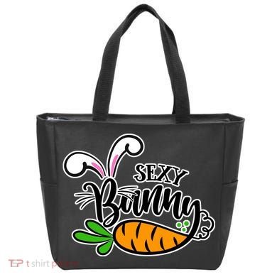 Sexy Bunny Funny Easter Tote Bag