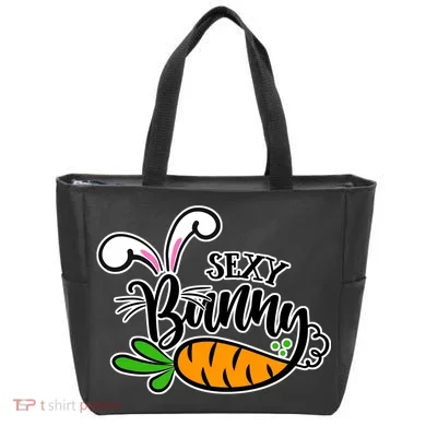 Sexy Bunny Funny Easter Tote Bag