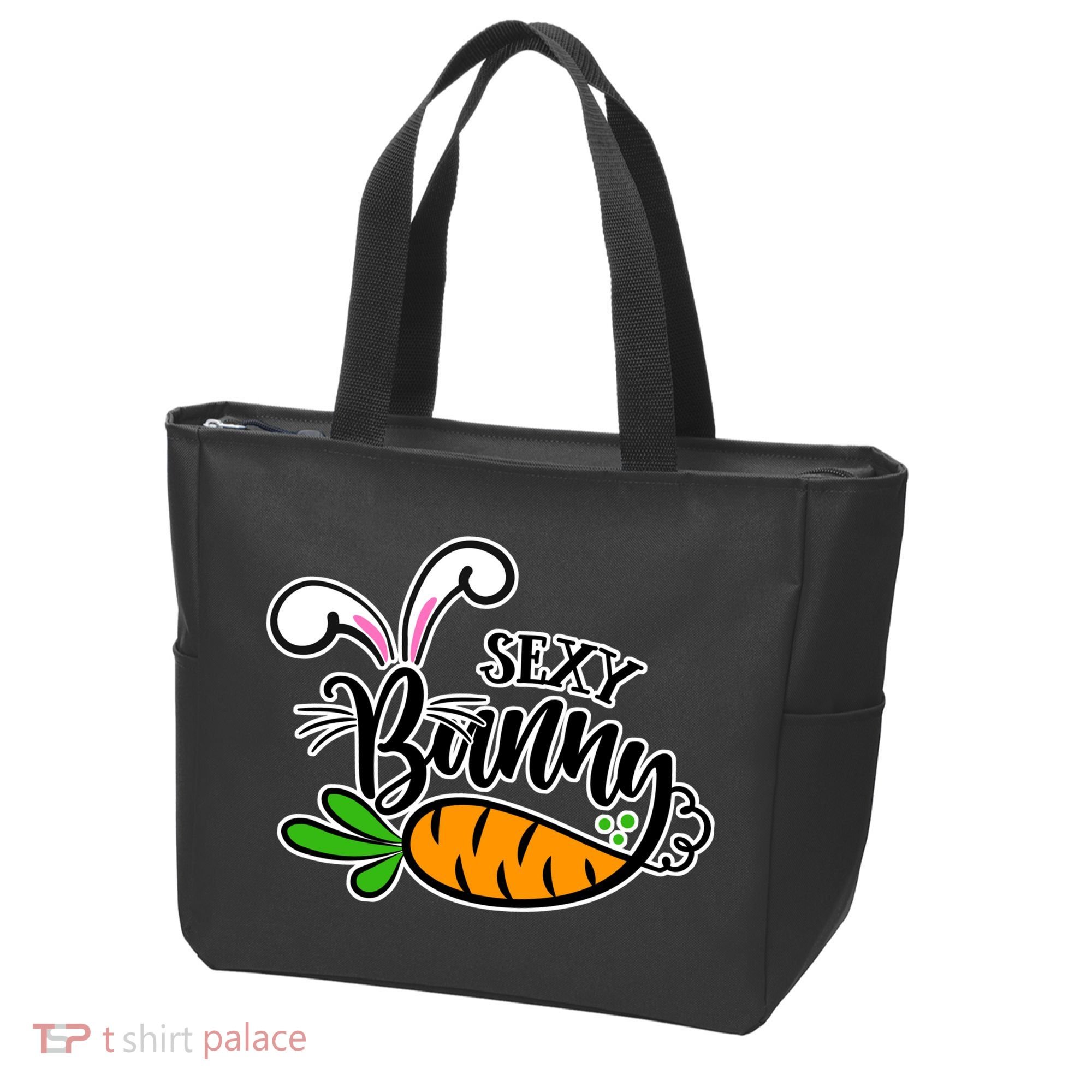 Sexy Bunny Funny Easter Tote Bag