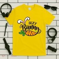Sexy Bunny Funny Easter T-Shirt thumb 5