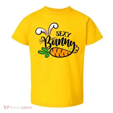 Sexy Bunny Funny Easter Toddler T-Shirt