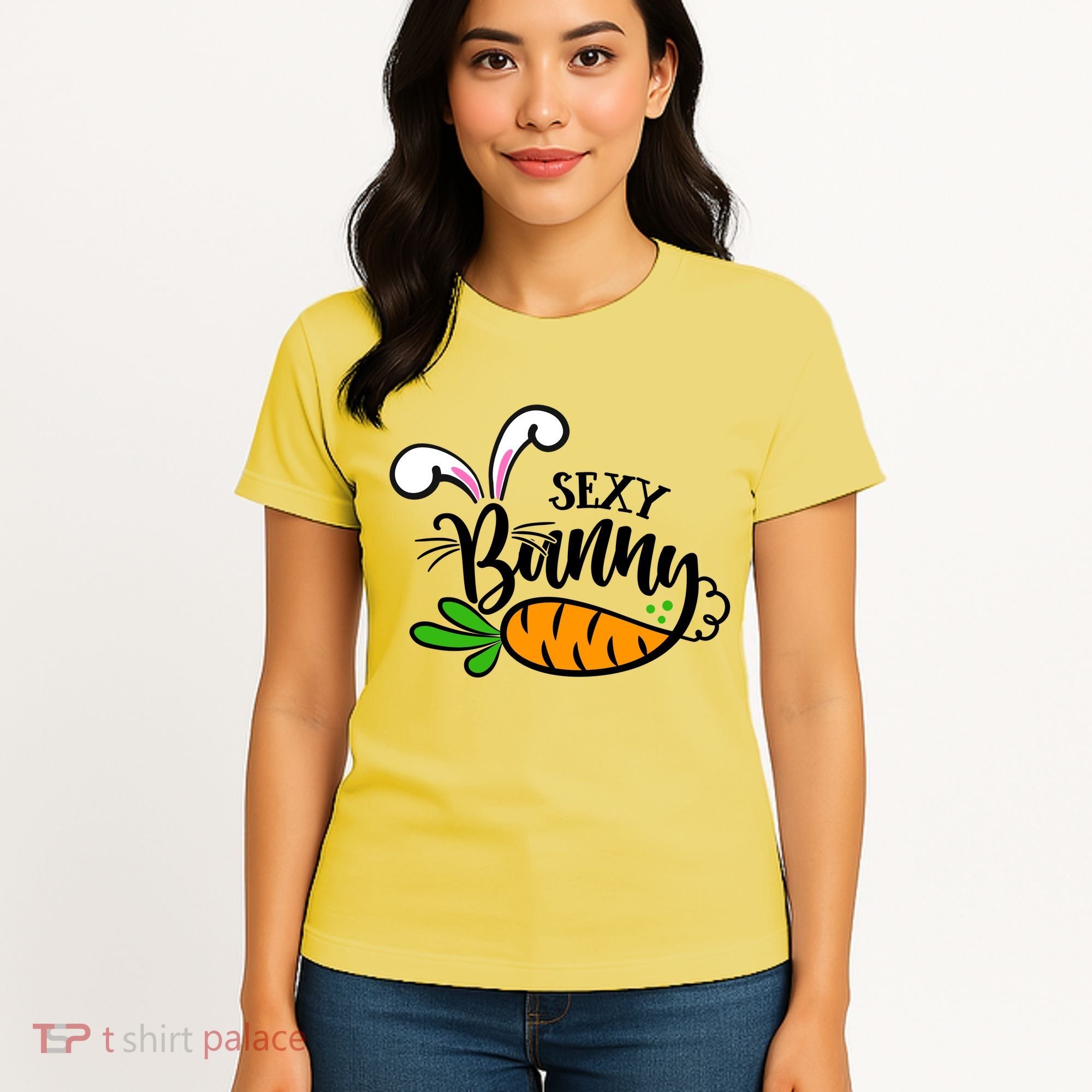 Sexy Bunny Funny Easter Women's T-Shirt