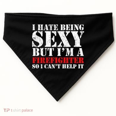 Sexy Firefighter  USA-Made Doggie Bandana