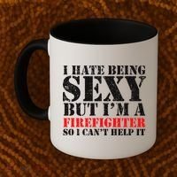 Sexy Firefighter  Coffee Mug thumb 2