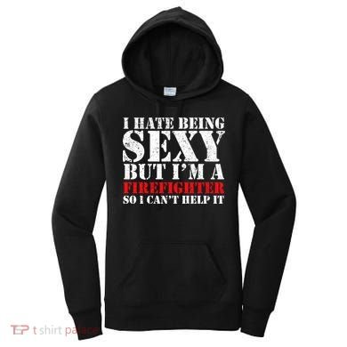 Sexy Firefighter  Women's Hoodie