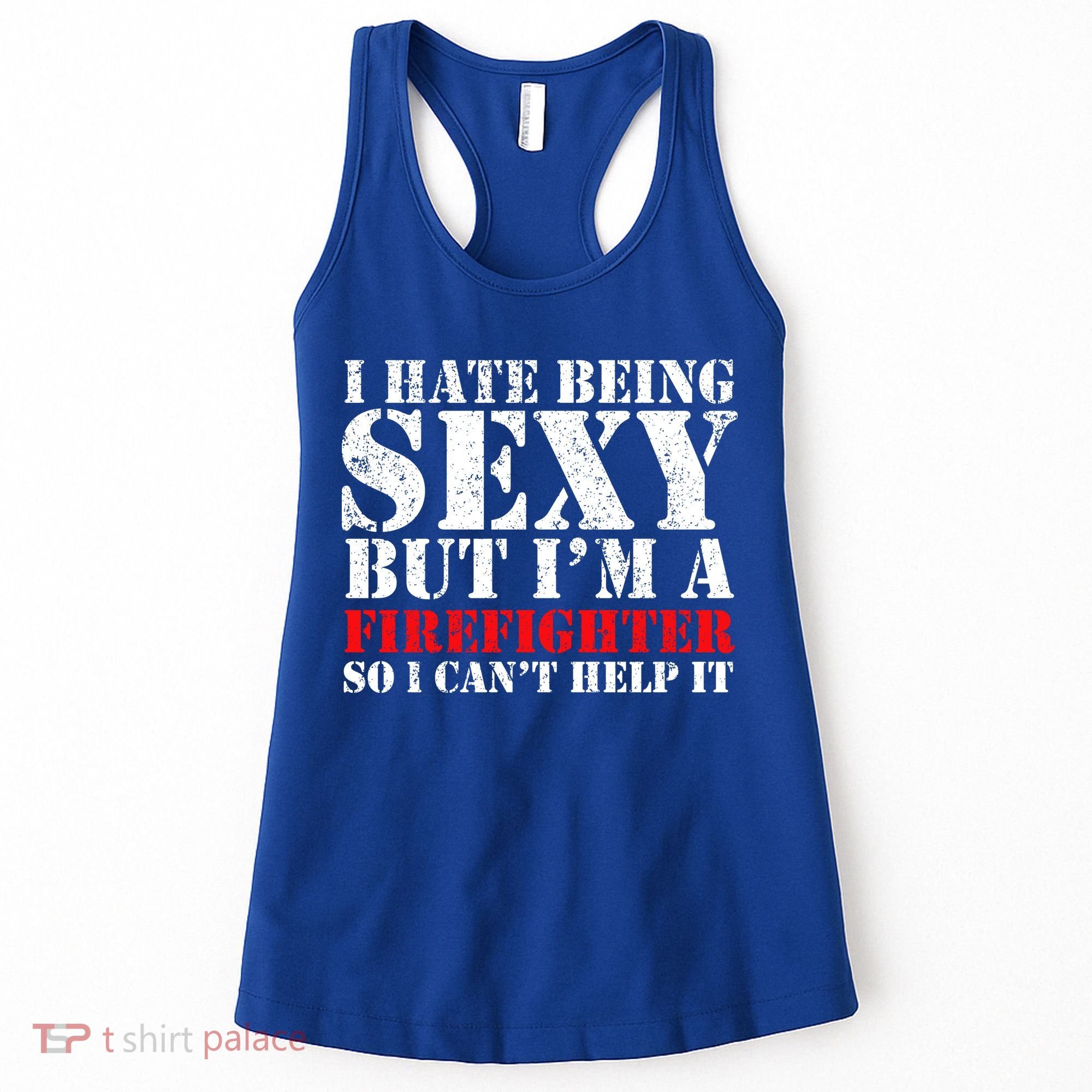 Sexy Firefighter  Women's Tank Top