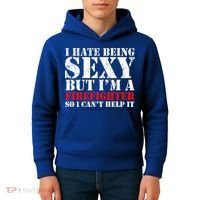 Sexy Firefighter  Kids Hoodie thumb 4