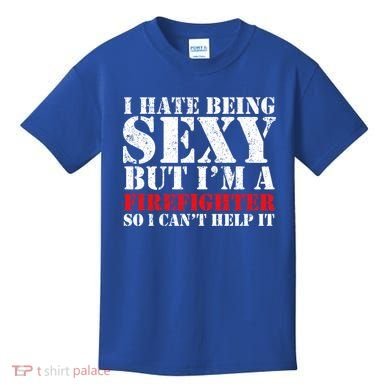 Sexy Firefighter  Kids T-Shirt