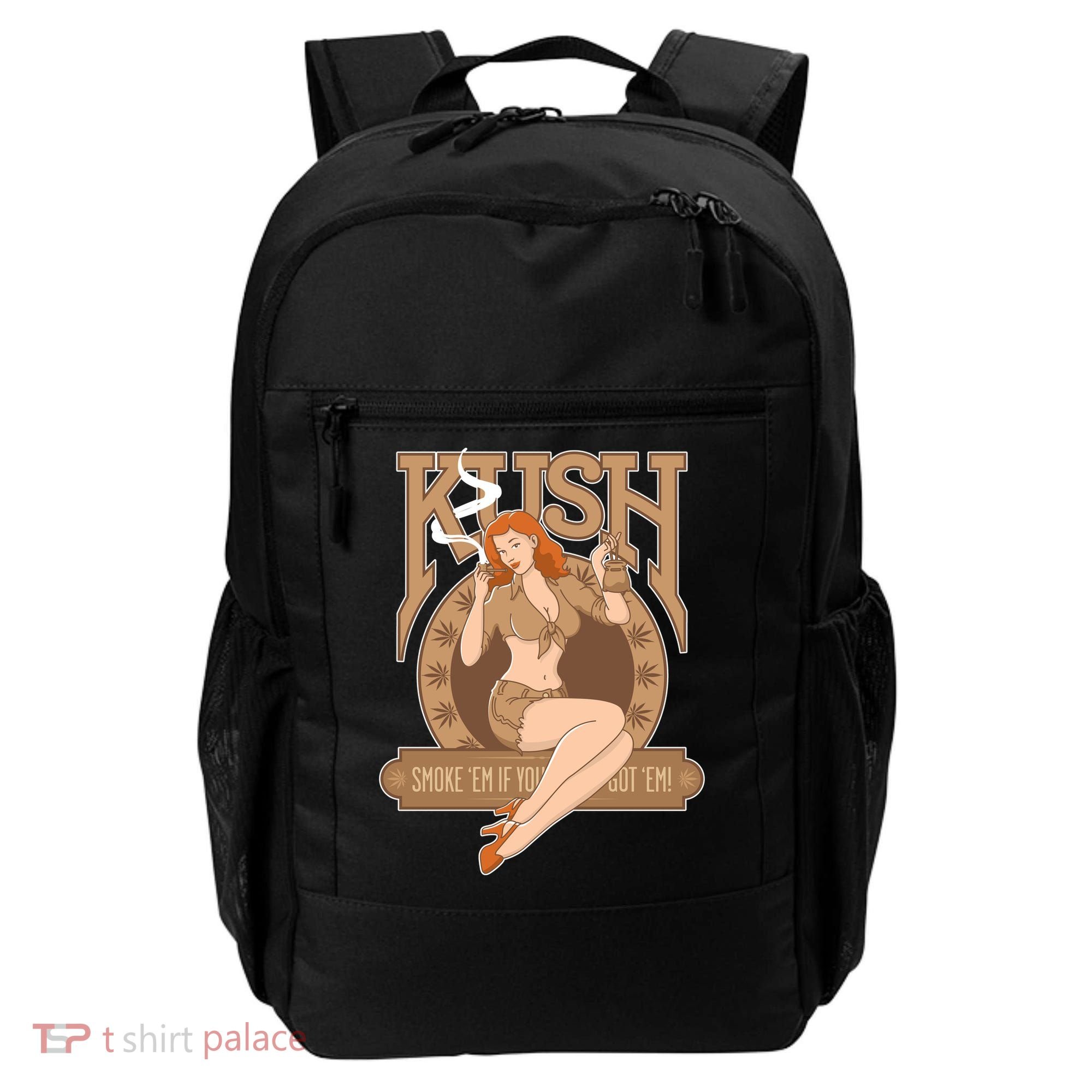 Sexy Lady Kush Smoke Marijuana Backpack