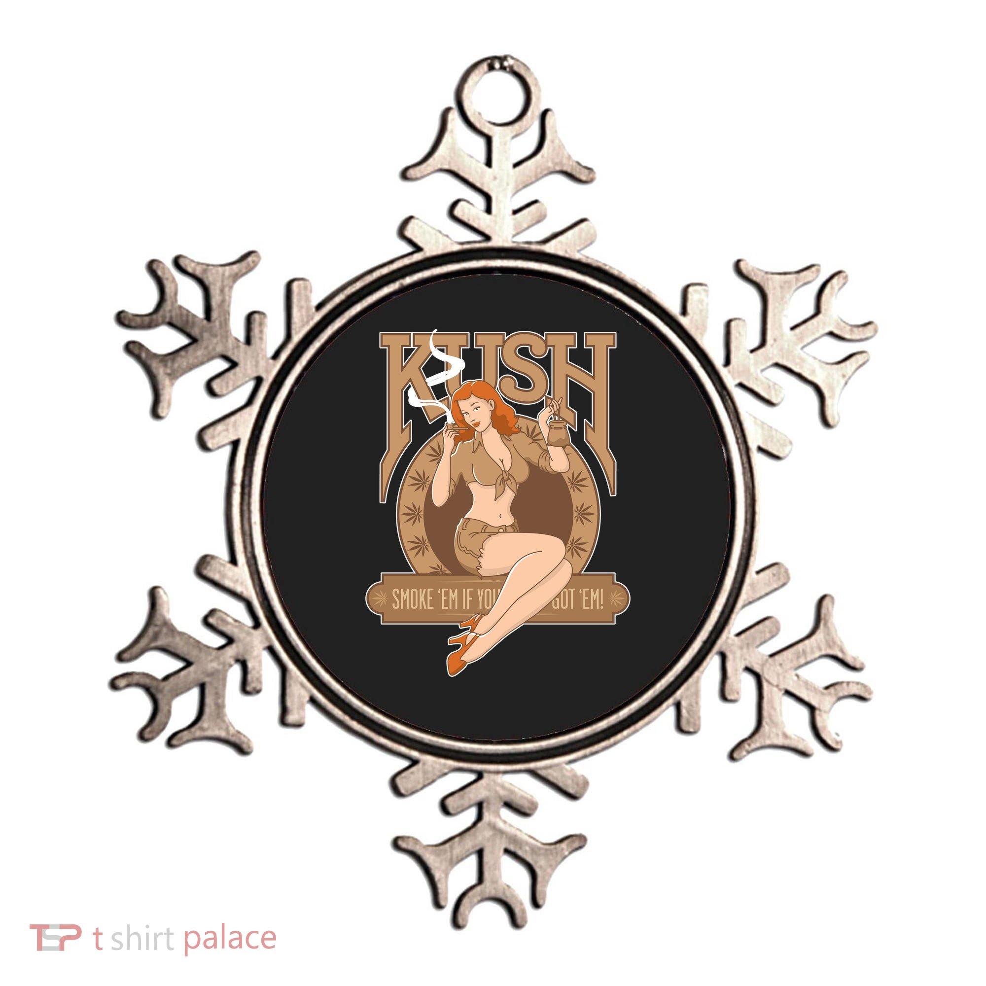 Sexy Lady Kush Smoke Marijuana Ornament