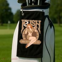 Sexy Lady Kush Smoke Marijuana Golf Towel thumb 2