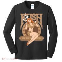 Sexy Lady Kush Smoke Marijuana Kids Long Sleeve Shirt thumb 0