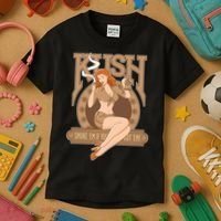 Sexy Lady Kush Smoke Marijuana Kids T-Shirt thumb 3
