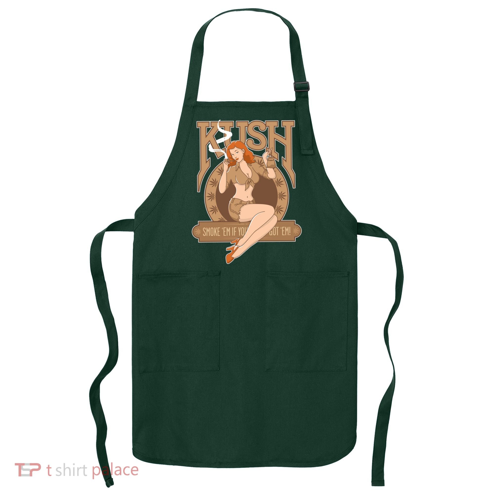Sexy Lady Kush Smoke Marijuana Apron