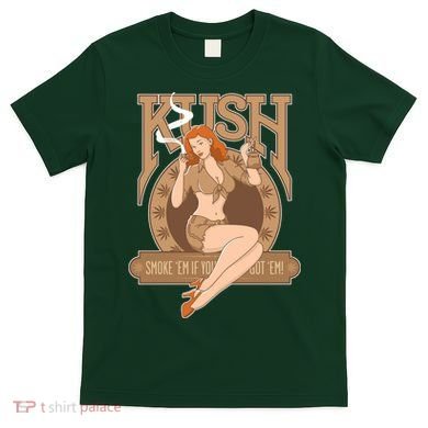 Sexy Lady Kush Smoke Marijuana T-Shirt