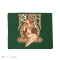Sexy Lady Kush Smoke Marijuana Mousepad thumb 0