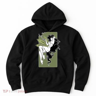 Sexy Lady Smoking Cannabis Dress Hoodie