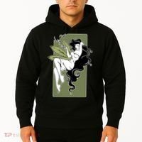Sexy Lady Smoking Cannabis Dress Hoodie thumb 2