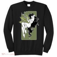 Sexy Lady Smoking Cannabis Dress Sweatshirt thumb 0