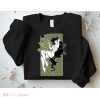 Sexy Lady Smoking Cannabis Dress Sweatshirt thumb 2