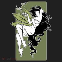 Sexy Lady Smoking Cannabis Dress Beanie thumb 2