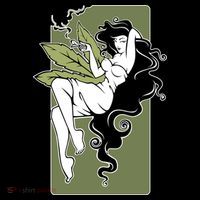 Sexy Lady Smoking Cannabis Dress Women's Hoodie thumb 2