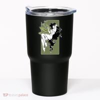 Sexy Lady Smoking Cannabis Dress Tumbler thumb 0