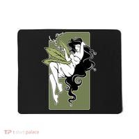 Sexy Lady Smoking Cannabis Dress Mousepad thumb 0