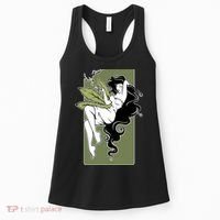 Sexy Lady Smoking Cannabis Dress Women's Tank Top thumb 0