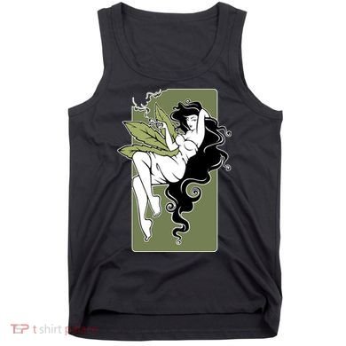 Sexy Lady Smoking Cannabis Dress Tank Top