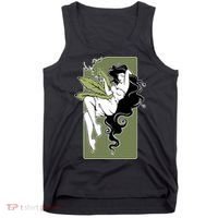 Sexy Lady Smoking Cannabis Dress Tank Top thumb 0
