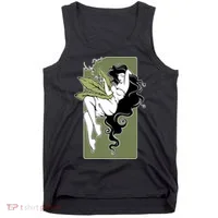 Sexy Lady Smoking Cannabis Dress Tank Top thumb 0