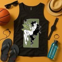 Sexy Lady Smoking Cannabis Dress Tank Top thumb 4