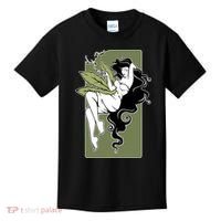 Sexy Lady Smoking Cannabis Dress Kids T-Shirt thumb 0