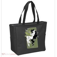 Sexy Lady Smoking Cannabis Dress Tote Bag thumb 2