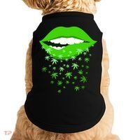 Sexy Lips Cannabis Marijuana Weed Doggie Tank thumb 0