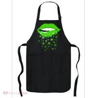 Sexy Lips Cannabis Marijuana Weed Apron thumb 0
