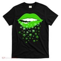 Sexy Lips Cannabis Marijuana Weed T-Shirt thumb 0