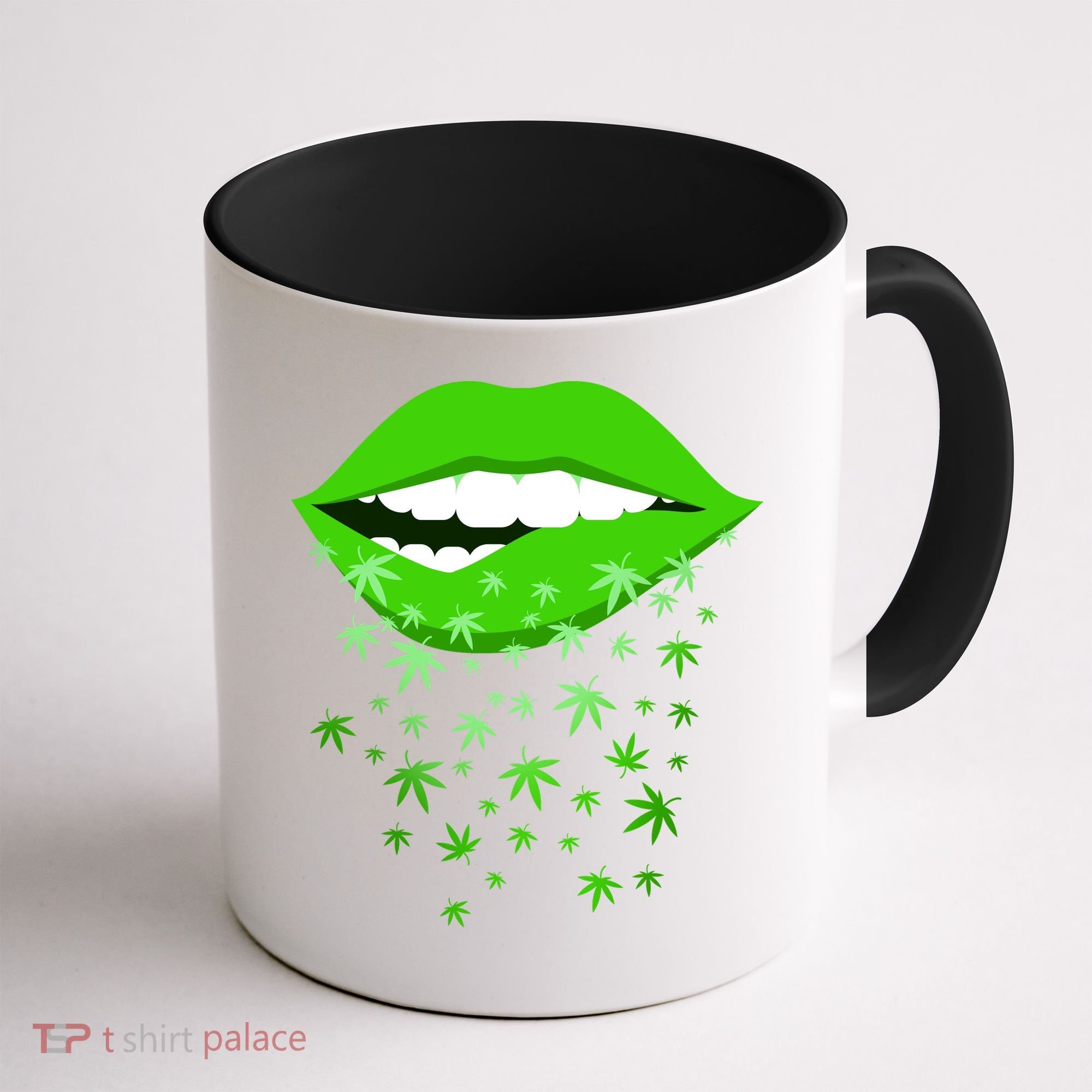 Sexy Lips Cannabis Marijuana Weed Coffee Mug