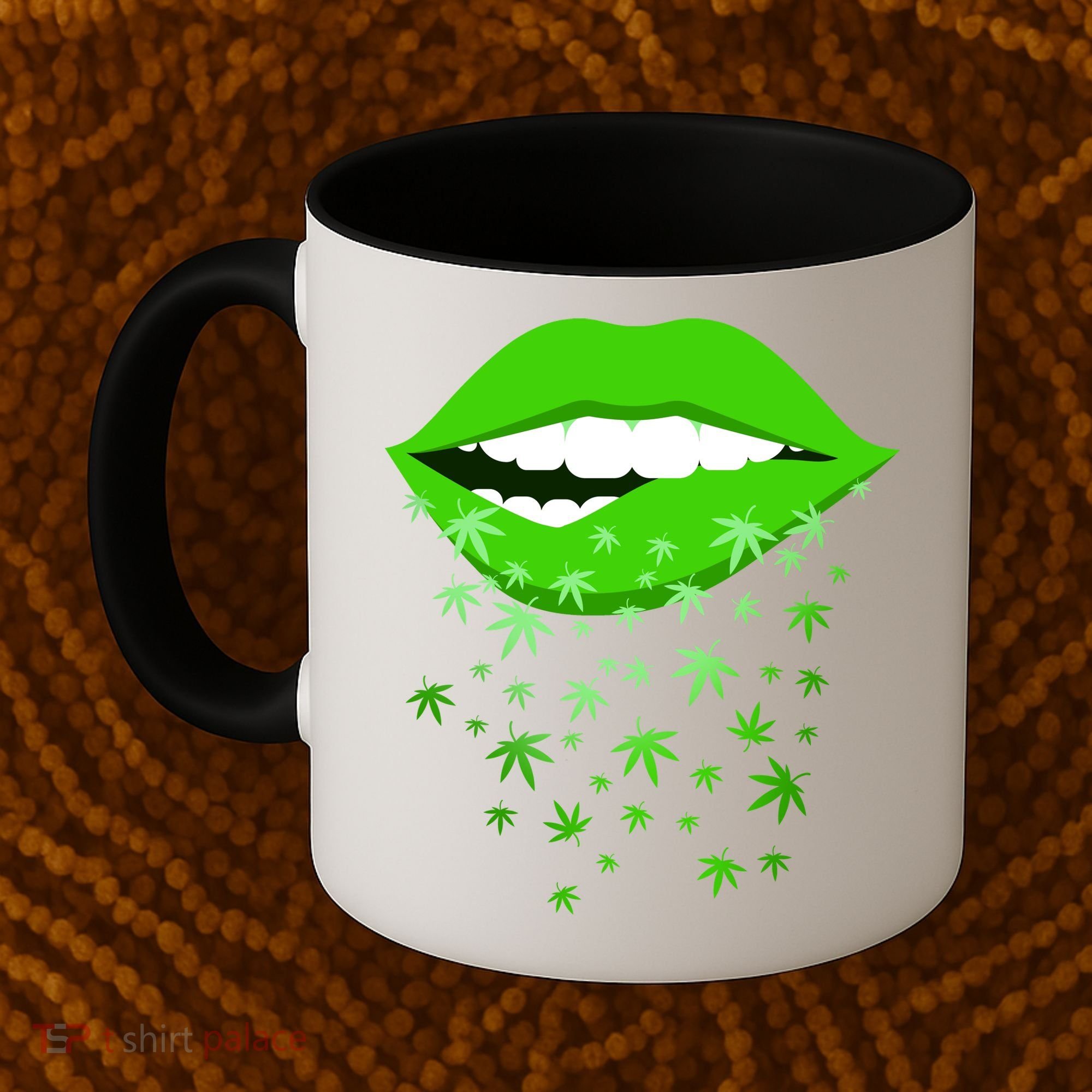 Sexy Lips Cannabis Marijuana Weed Coffee Mug