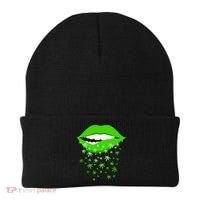 Sexy Lips Cannabis Marijuana Weed Beanie thumb 0