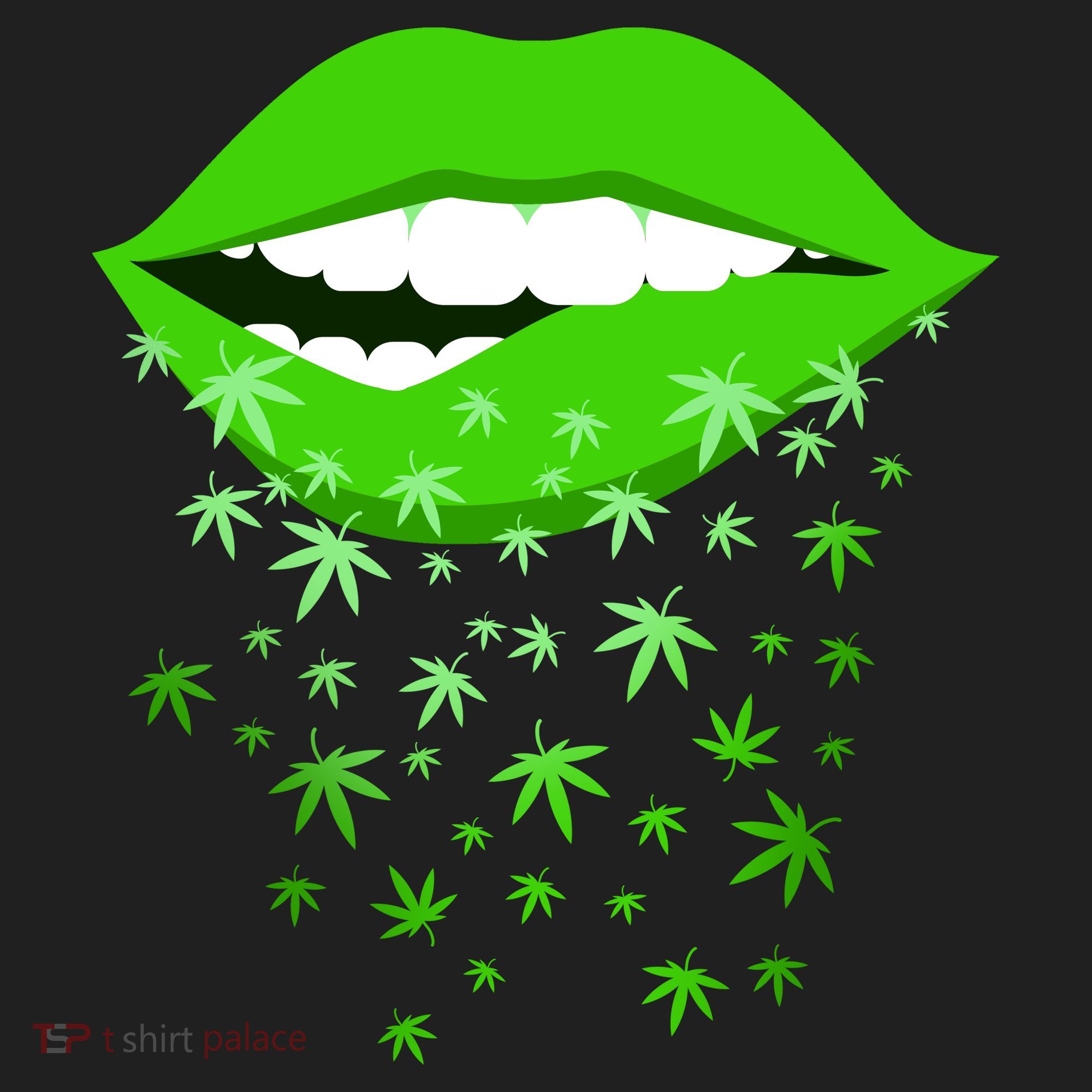 Sexy Lips Cannabis Marijuana Weed Beanie