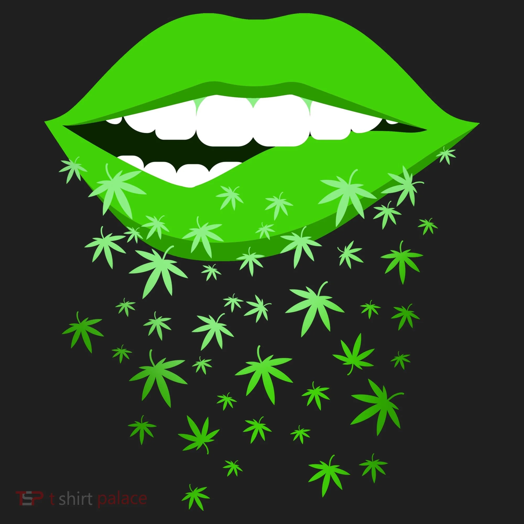 Sexy Lips Cannabis Marijuana Weed Beanie